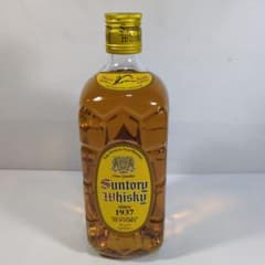 サントリーウイスキー 角瓶 旧ラベル 古酒 1937年 未開栓 - メルカリ