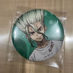 Dr STONE 缶バッジ ローソンストア100 オリジナル描き下ろ 石神千空