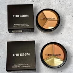 【未使用】theseam ザセム トリプルポットコンシーラー 2色セットのサムネイル