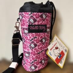 キティ　着ぐるみピンクヒョウ　ペットボトルホルダーのサムネイル