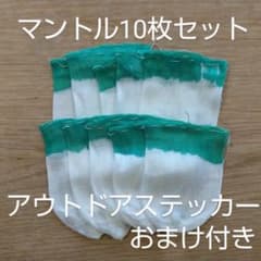 マントル　10枚セット　アウトドア防水ステッカーおまけ付きのサムネイル