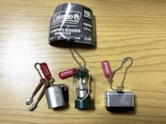 コールマン　キャンプグッズキーホルダー　3点セットのサムネイル