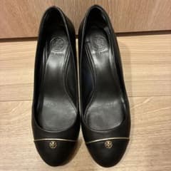 TORY BURCH ウェッジソール パンプス ブラックのサムネイル