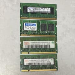 ジャンクPC2メモリ 4枚まとめ売り - メルカリ