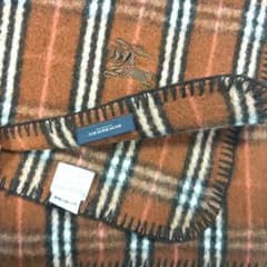 BURBERRY ウールブランケット ハーフケット ノバチェック ブラウン