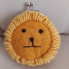 ライオン　がま口財布のサムネイル