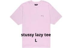 stussy lazy tee L ピンク　23ssのサムネイル