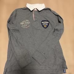 TOMMY HILFIGER 長袖ポロシャツ グレー Mのサムネイル