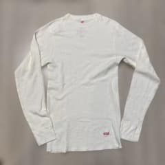 Hanes Beefy supreme ホワイト ワッフル サーマル - メルカリ