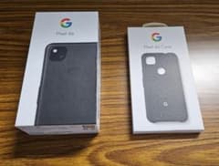 Google Pixel4a Android　純正専用ケース付き（画面割れあり）のサムネイル