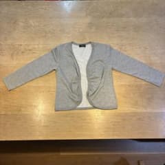 COMME CA ISM カーディガン グレー 120cmのサムネイル