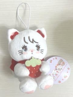 mikko characters いちごマスコットぬいぐるみ　ムースのサムネイル