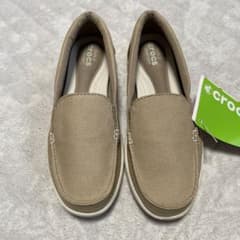 販売終了品☆crocs ワルー2.0キャンバスローファレディース☆w6/22cmのサムネイル