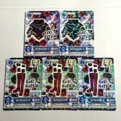 アイカツ モノブロックコーデ 5枚セット まとめ売り 霧矢あおい 藤堂ユリカ Rのサムネイル