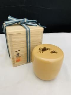 一星作 蟹 蒔絵 茶道具 茶入 棗 共箱 - メルカリ