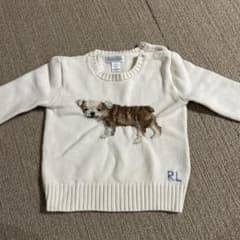 Ralph Lauren 犬刺繍セーター 24Mのサムネイル