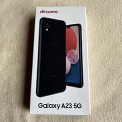 Galaxy A23 5G ブラック 64 GB docomoのサムネイル