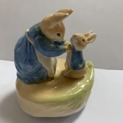 希少な逸品！ピーターラビット 陶器製 オルゴール - メルカリ