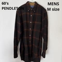【美品】60’s Pendleton 長袖ネルシャツ USA製M sizeのサムネイル