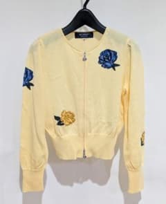 M'S GRACY エムズグレイシー フラワー ジップ カーディガン M'S GRACY エムズグレイシー フラワー ジップ カーディガン - メルカリ