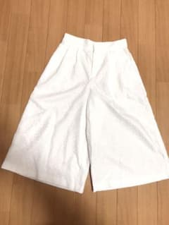 レッセパッセ 新品未使用タグ付き ワイドパンツ レース 白のサムネイル