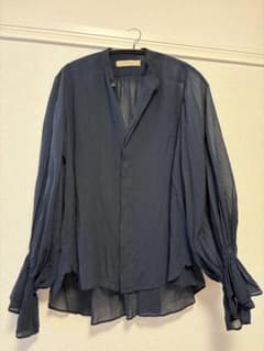 スズキタカユキ 2022ss完売 bishop-sleeve blouse - メルカリ