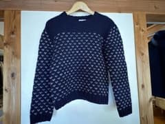 Black Sheep ネイビー ニットセーターのサムネイル