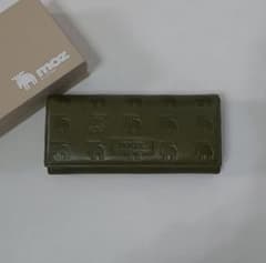 moz  モズ   レディース 牛革  長財布   かぶせ 色：カーキのサムネイル