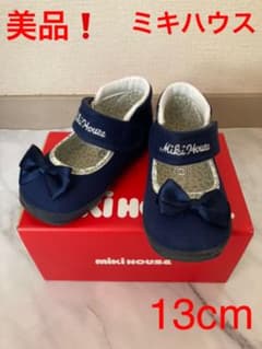 【美品】ミキハウス バレーシューズ風セカンドベビーシューズのサムネイル