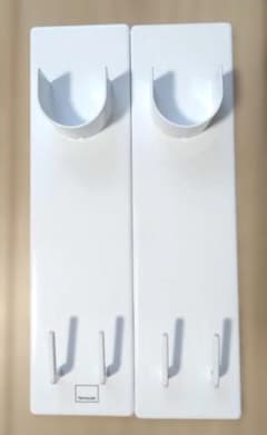 山崎実業 マグネットバスルーム物干し竿ホルダー2個組 ホワイトのサムネイル