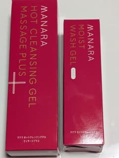 マナラ　ホットクレンジングゲルマッサージプラスx1 モイストウォッシュゲルx1のサムネイル