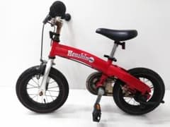 ビタミンiファクトリー へんしんバイク 自転車 レッド□ - メルカリ