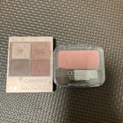 CANMAKE シルキースフレアイズ & CEZANNE ナチュラルチークのサムネイル