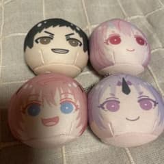 ブルーロック まめめいと ぬいぐるみ マスコット 4点セットのサムネイル