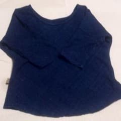 送料込み☆半袖　うさとの服　藍染　綿100％トップスのサムネイル