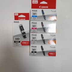 Canon PIXUS 380.381インクカートリッジセット - メルカリ