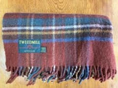 Tweedmill ストール　ウッル　イギリス　165 x 74cmのサムネイル
