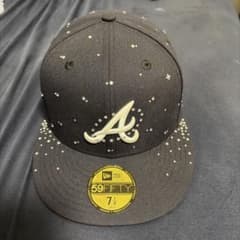 New Era Atlanta Braves キャップ ラインストーンのサムネイル