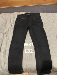 Nudie Jeans Co ブラック デニム パンツ メンズのサムネイル
