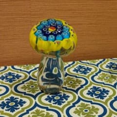 キノコ　ガラス　置物のサムネイル
