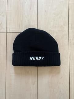 NERDY ニット帽 ビーニー ブラック