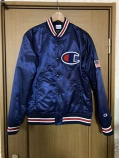 Champion チャンピオン スタジャン　リブライン　ネイビー　Mのサムネイル