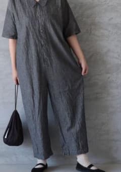 新品ROBE de PEAU オールインワン コットンリネン　リゼッタ好きな方に 新品ROBE de PEAU オールインワン コットンリネン リゼッタ好きな方に