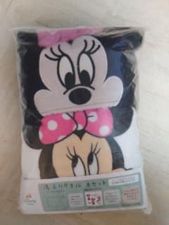 디즈니 미니 온천 수건 후드 포함 수건 목욕 수건 2 장 면 100