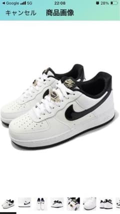 Nike Air Force 1 ホワイト/ブラックのサムネイル