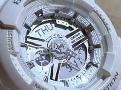 CASIO Baby-G BA-110 ホワイト デジタル アナログ 腕時計のサムネイル
