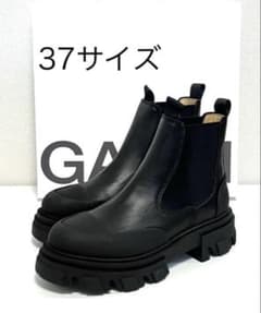 GANNI ガニー レザー ブーツ 定番　着用一回のサムネイル