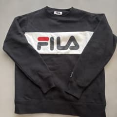 FILA スウェット トレーナー ブラック Lサイズのサムネイル