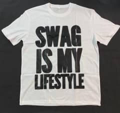 SWAG IS MY LIFESTYLE プリントTシャツ　ブラック　Sサイズのサムネイル