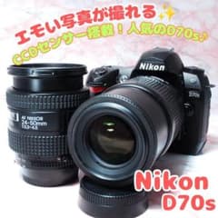 ✨Nikon D70s✨標準・望遠Wレンズ CCD人気モデル すぐ撮れる一眼